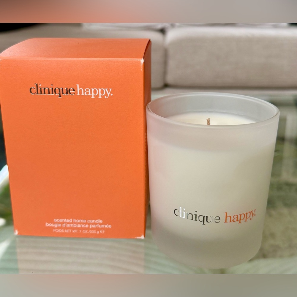 Clinique Happy Scented Candle - White